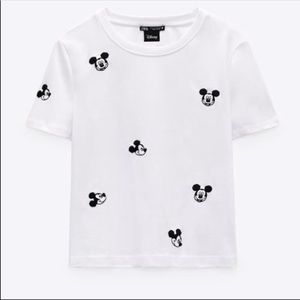 NWT - ZARA Disney Mickey Top